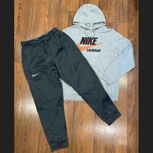 Nike Men's 2pc Set Hoodie Sweater PANTS Tracksuit Activewear Size L New